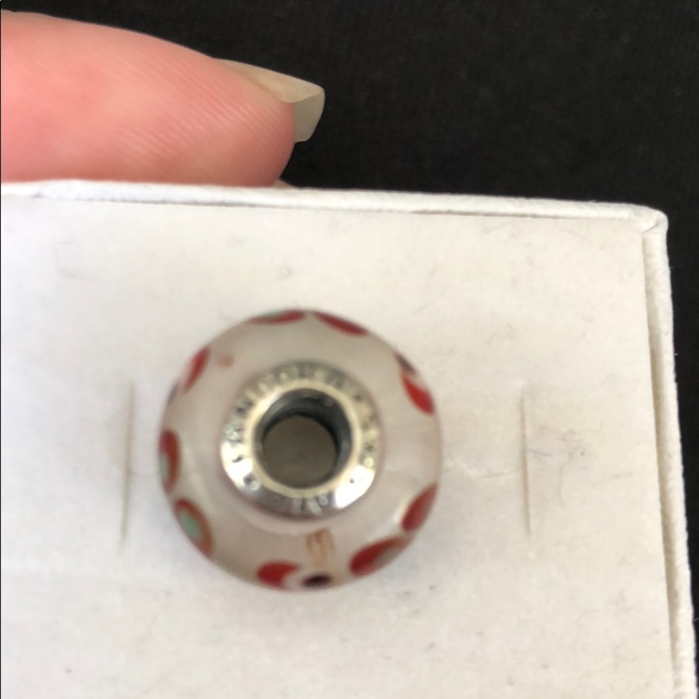 Authentic Pandora Peacock Folklore Murano RARE RETIRED - Picture 5 of 6